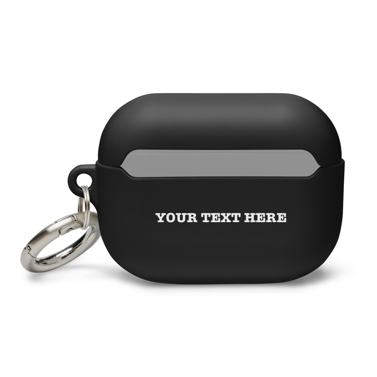 Gospel Noir AirPods Pro protective case — black, back view