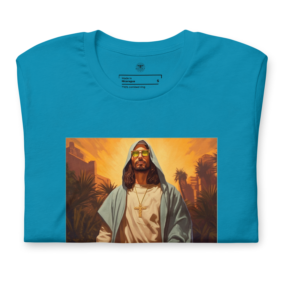 Jesus: King of Influencers Christian Graphic T-Shirt — front view 5
