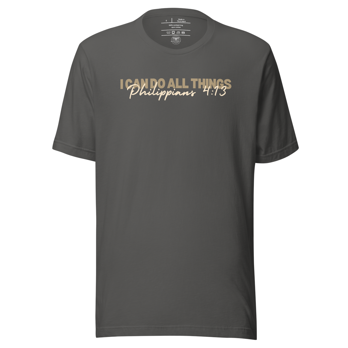 I Can Do All Things Philippians 4:13 Christian T-Shirt — front view