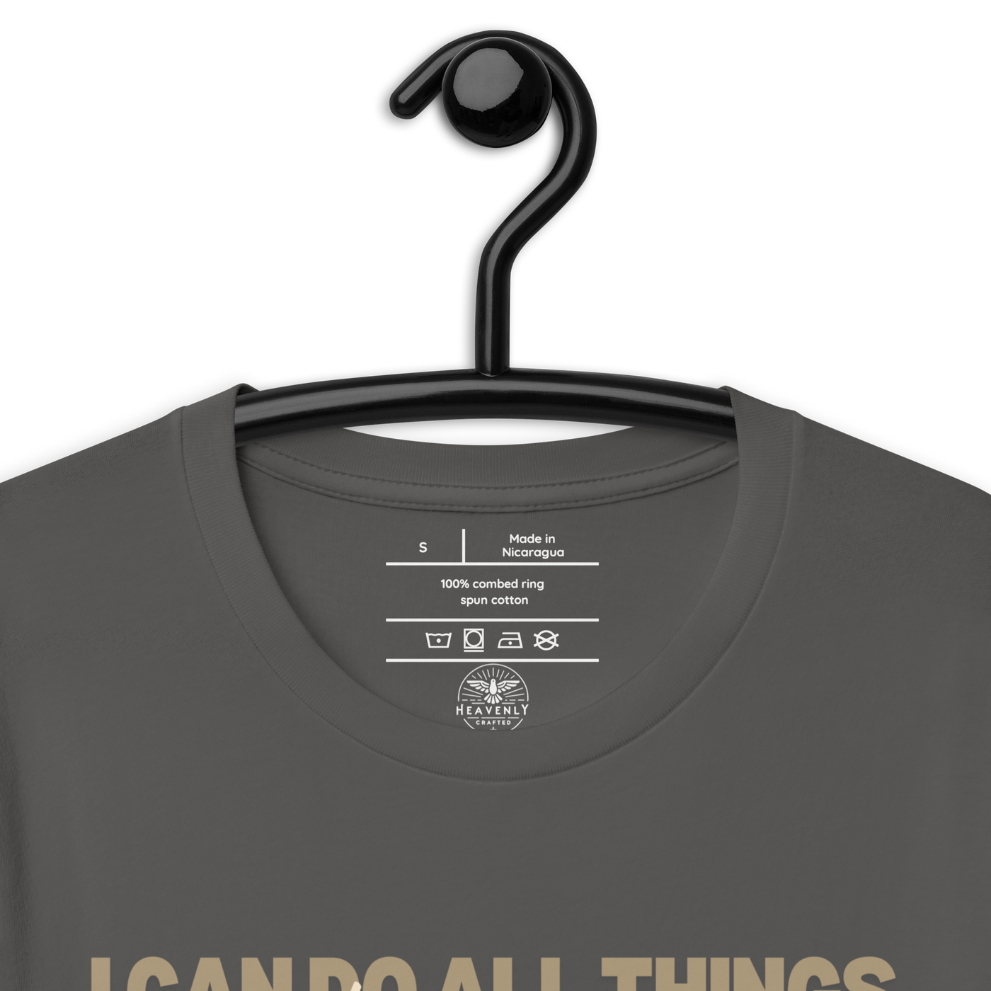 I Can Do All Things Philippians 4:13 Christian T-Shirt — design detail 2