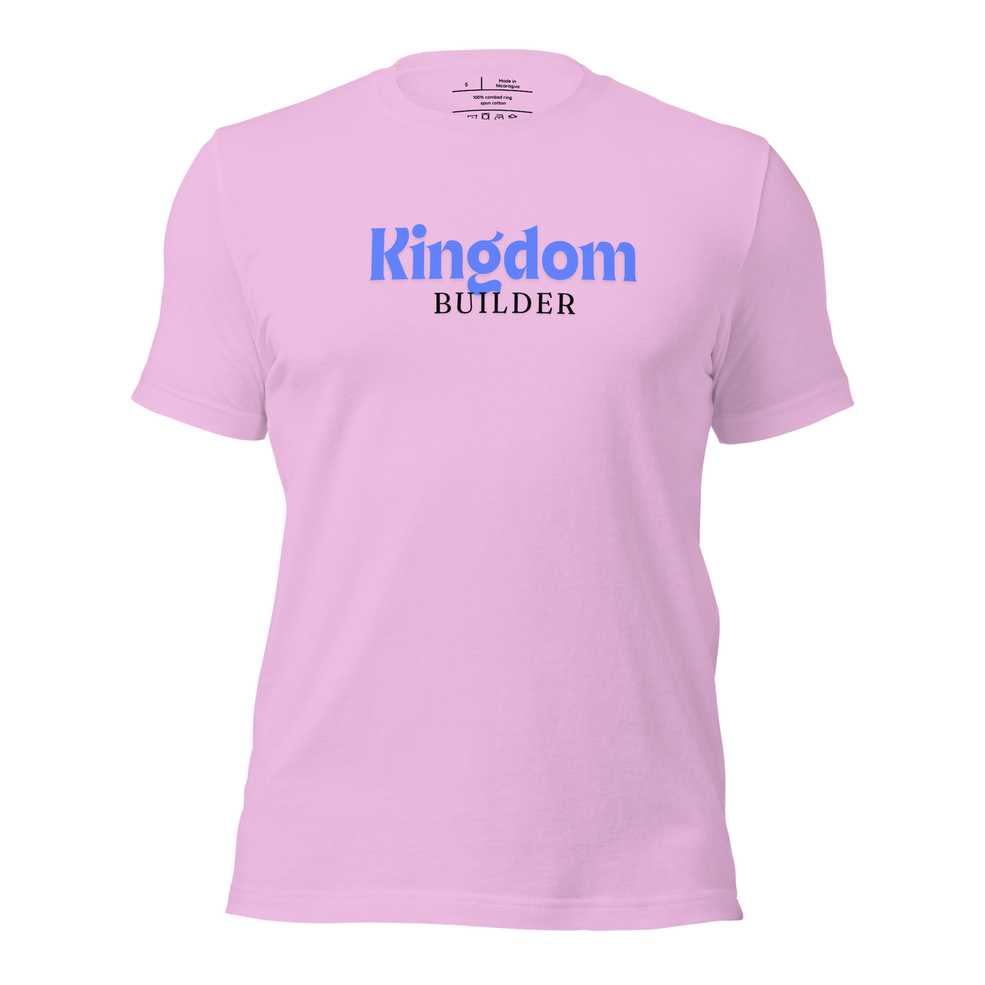 Kingdom Builders 1 Corinthians 3:9 lilac Christian T-shirt product mockup