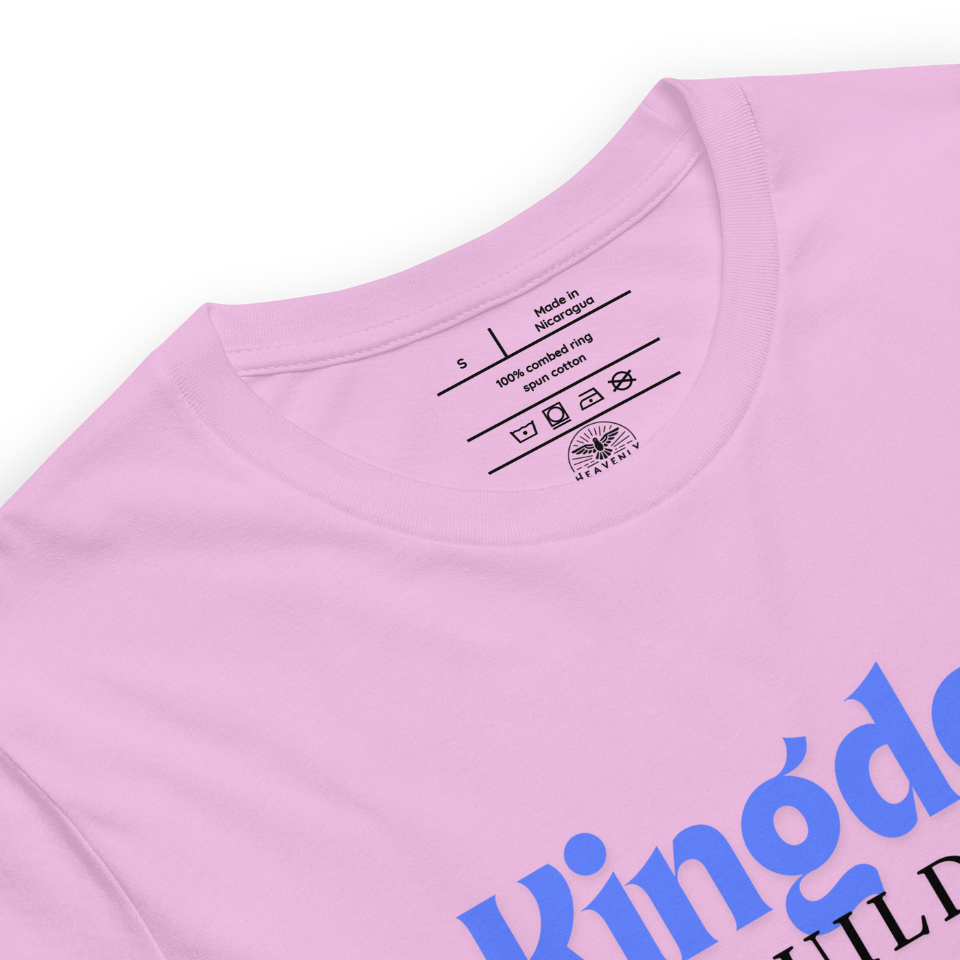 Kingdom Builders 1 Corinthians 3:9 Christian T-Shirt — design detail