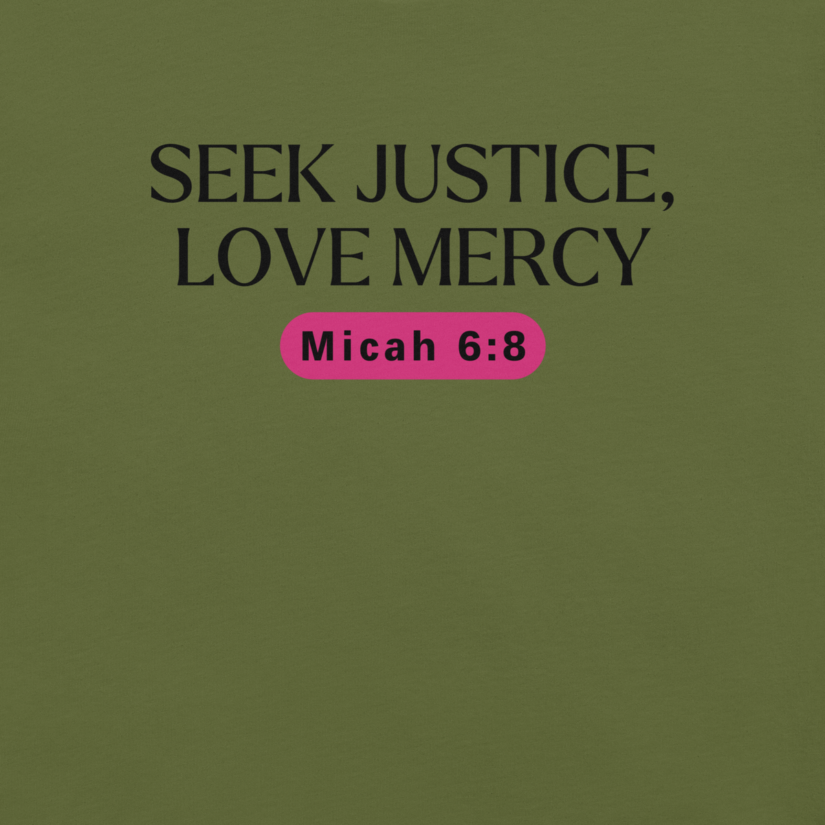 Army of Faith Ephesians 6:11 Christian T-Shirt — army green, size guide