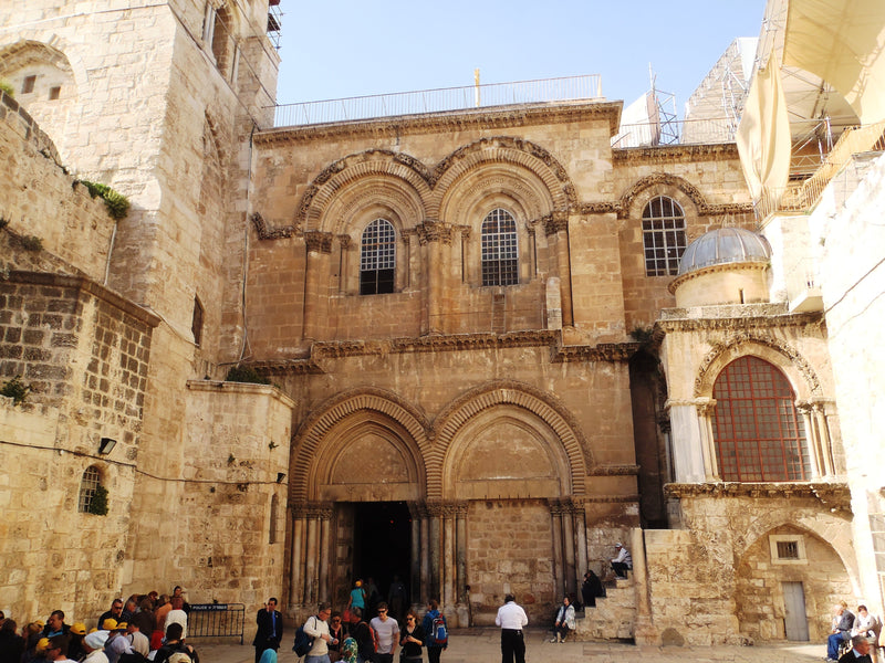 Church of the Holy Sepulchre in Jerusalem, traditional site of Jesus' crucifixion and burial