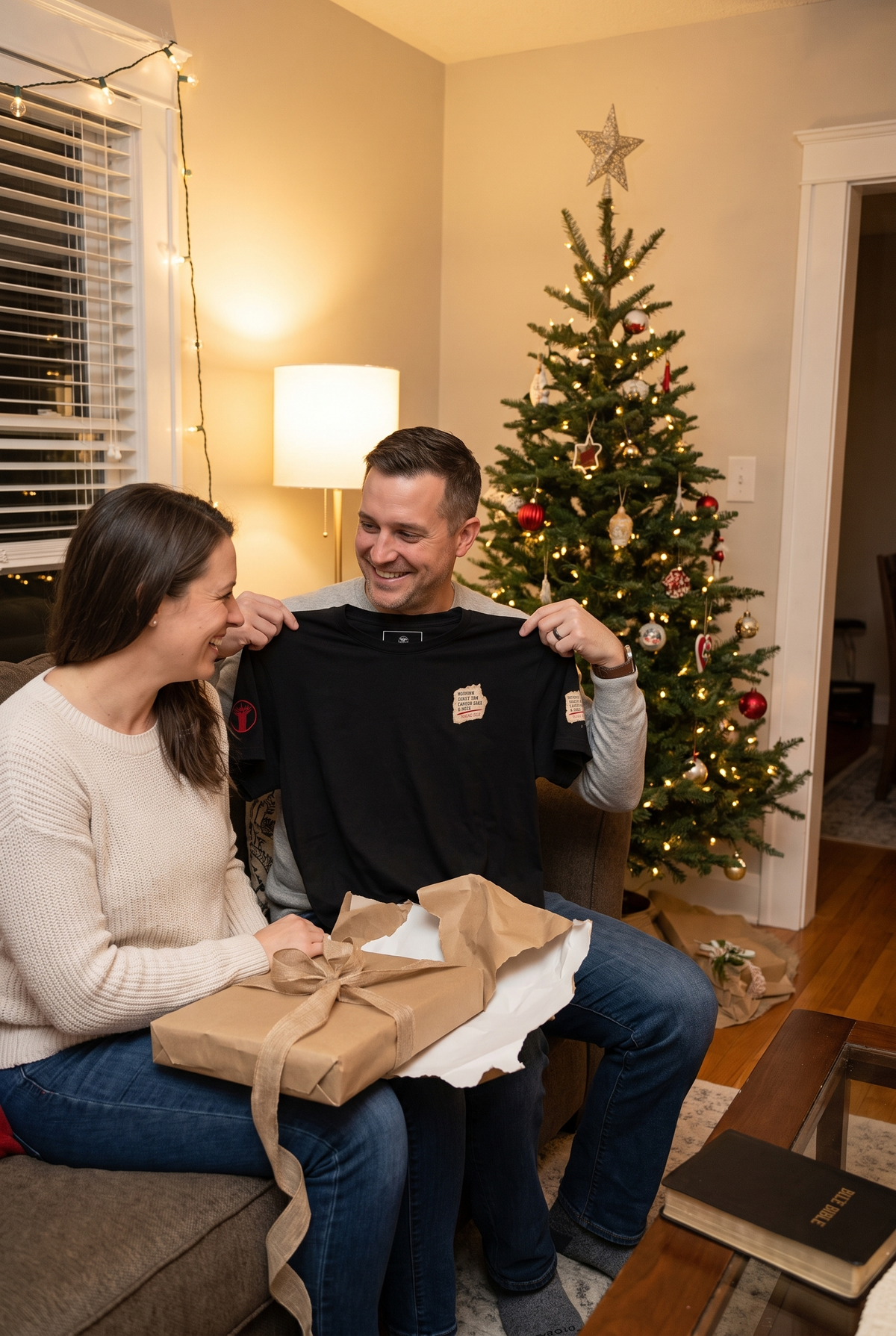Christian Christmas gift featuring The King Came Quietly shirt