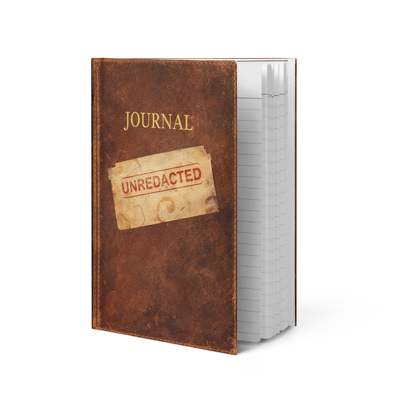 Gospel Noir Unredacted Journal – Hardcover Evidence Edition — white, product view