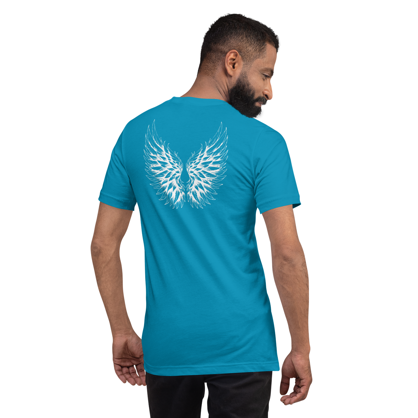 Jesus: King of Influencers Christian Graphic T-Shirt — back view 3