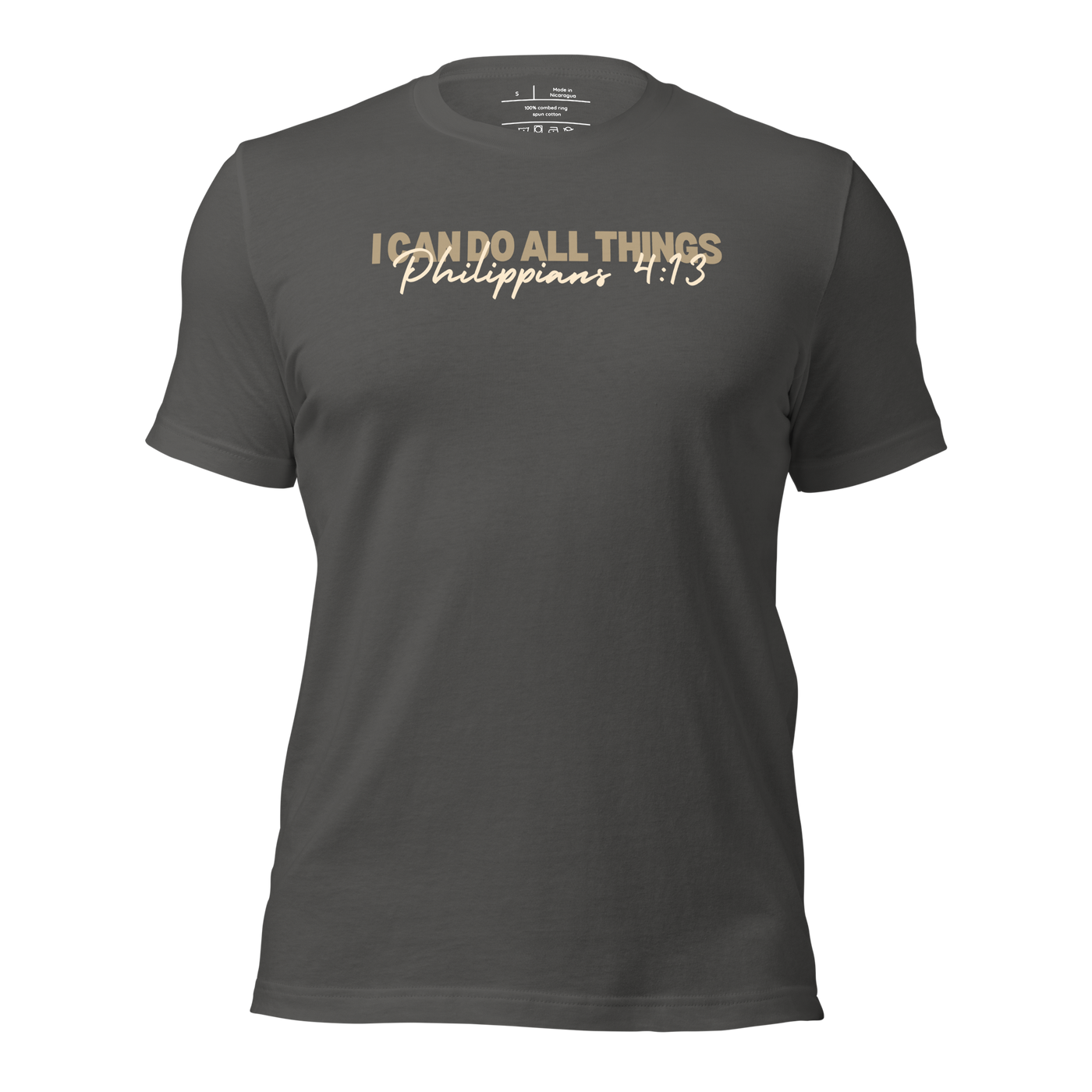 I Can Do All Things Philippians 4:13 Christian T-Shirt — product mockup