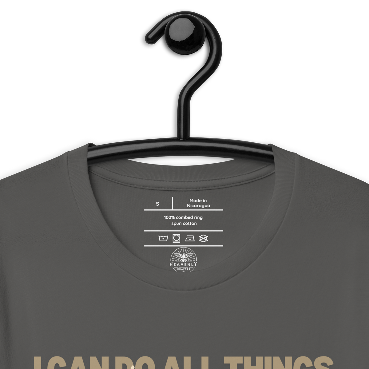 I Can Do All Things Philippians 4:13 Christian T-Shirt — design detail 2
