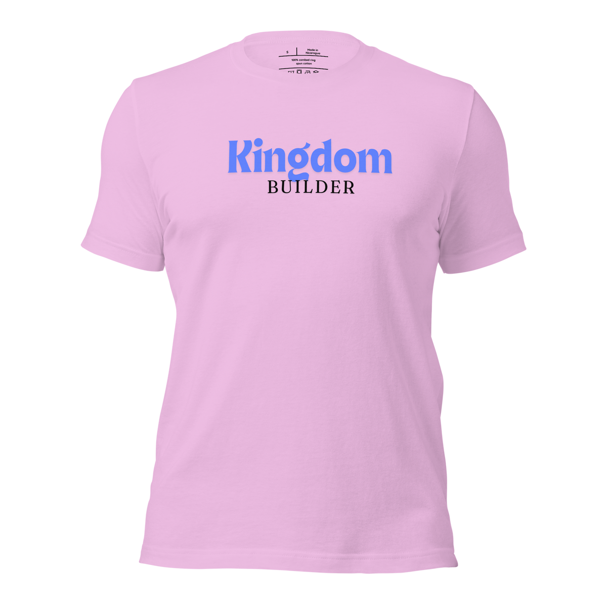 Kingdom Builders 1 Corinthians 3:9 lilac Christian T-shirt product mockup
