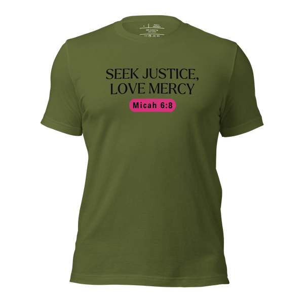 Army of Faith Ephesians 6:11 Christian T-Shirt — army green, product mockup