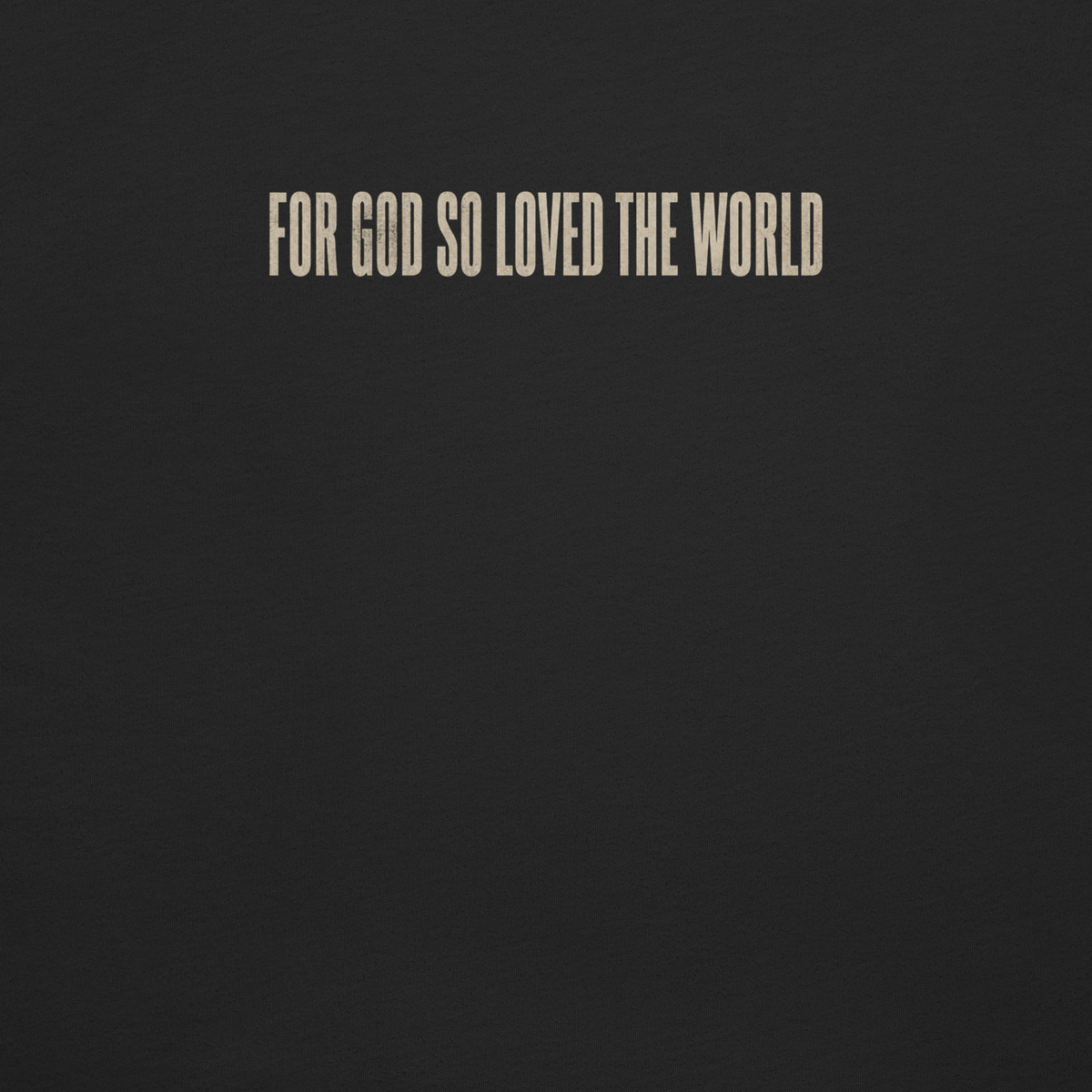 Still Open John 3:16 Christian T-Shirt – Vintage Black — vintage black, back view 2